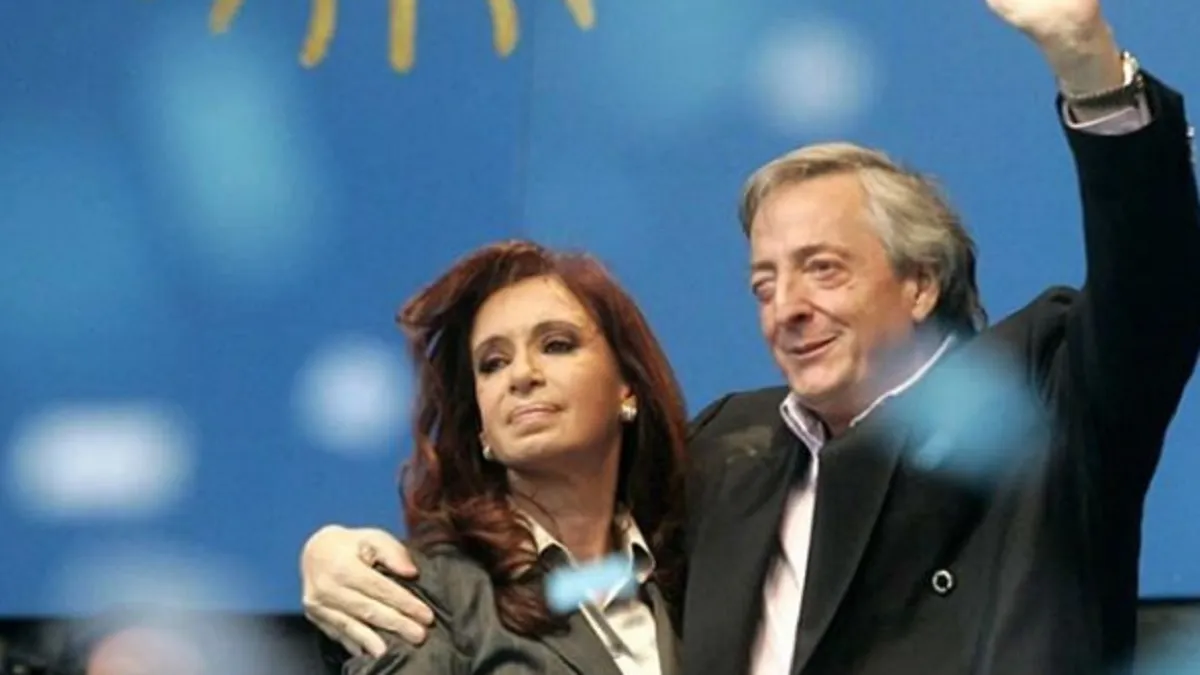 Néstor y Cristina Kirchner